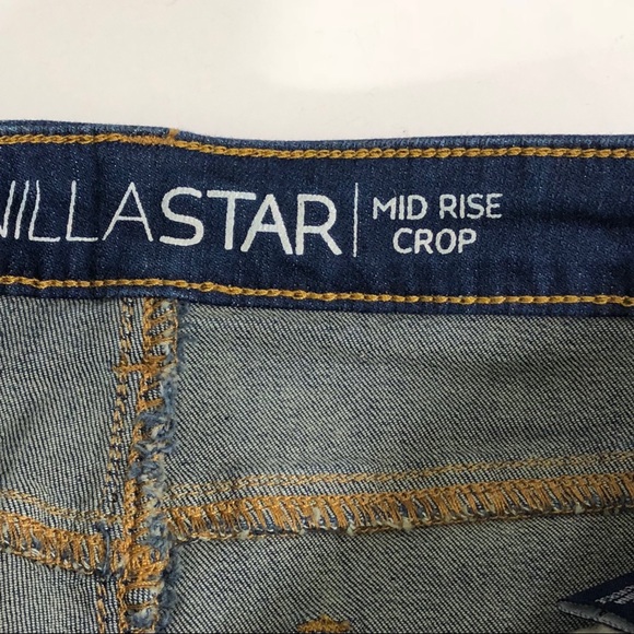 Vanilla Star Mid Rise Cropped Jean Size 7 - Picture 4 of 8